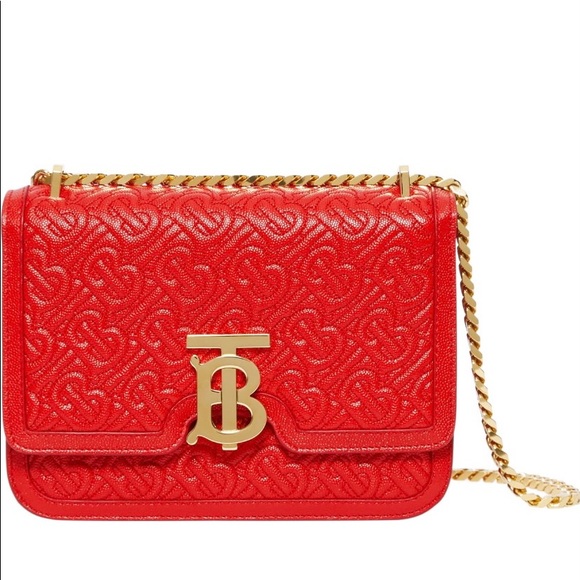 *AUTHENTIC* BURBERRY TB SMALL MONOGRAM QUILTED Bag - Picture 2 of 7